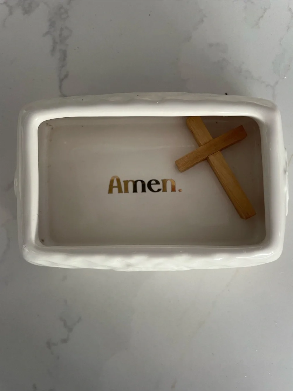 Russ Inspirational Prayer Box Lord Hear My Prayer Amen trinket box